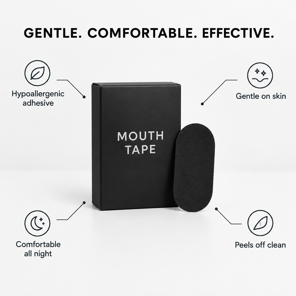 Sleep Mouth Tape - Wake Up Refreshed and Snore Less