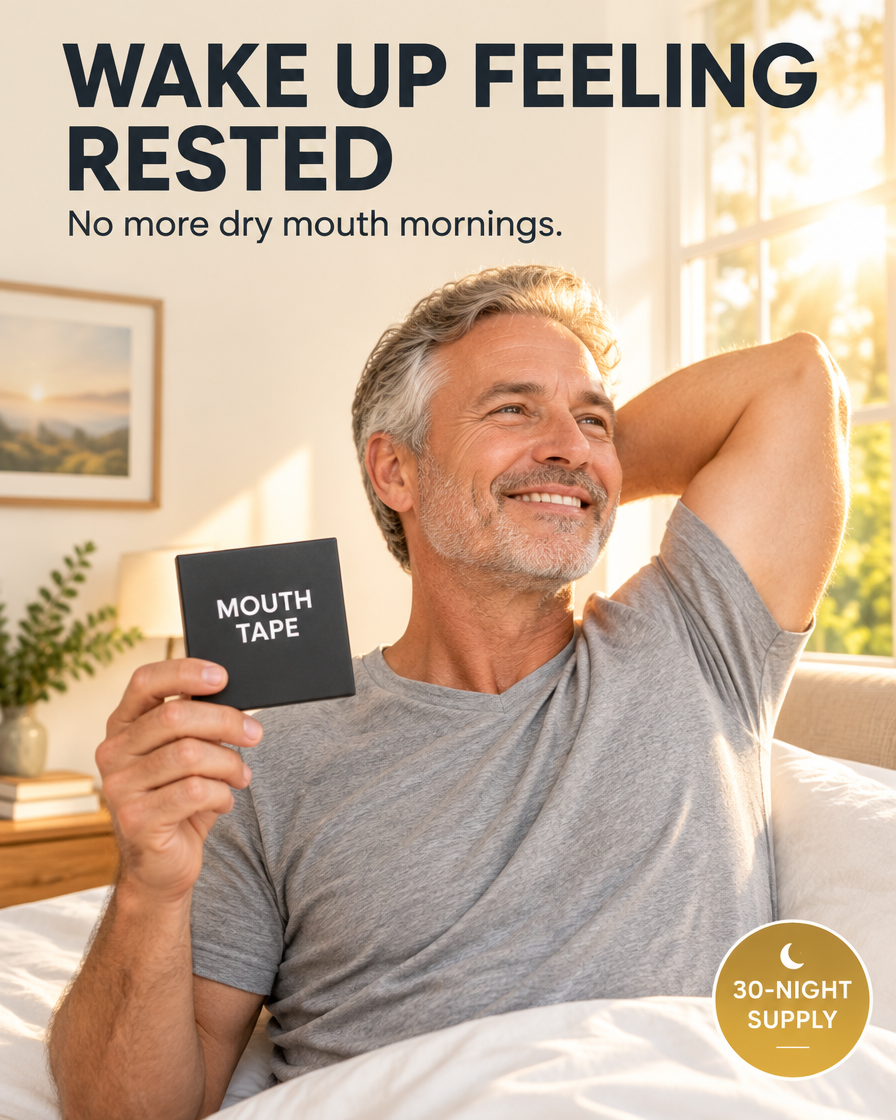 Sleep Mouth Tape - Wake Up Refreshed and Snore Less