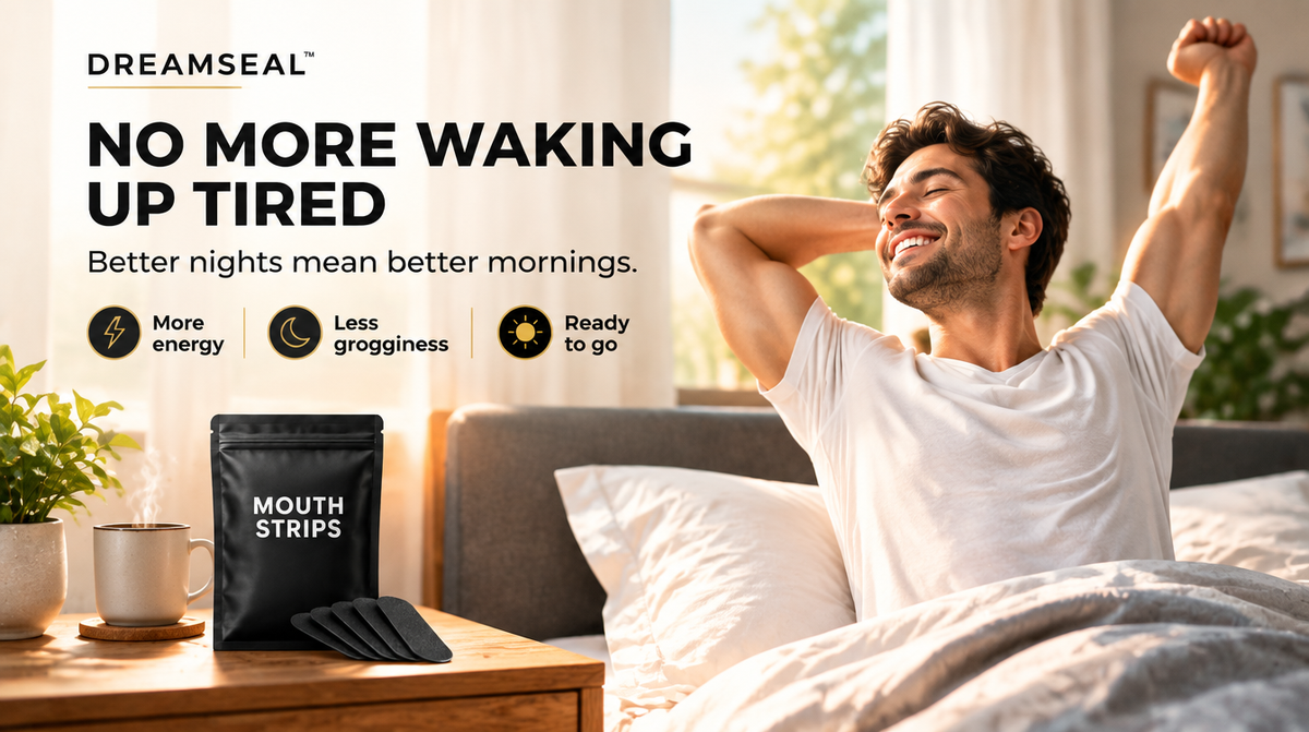 Sleep Mouth Tape - Wake Up Refreshed and Snore Less
