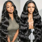 13x6 Lace Frontal Body Wave Human Hair Wigs With Natrual Color Pre Plucked 13x4 HD Transparent Lace Front Wig for Women