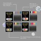 DIY Nail Polish Kit Nail Art Pens Long Lasting Vibrant Colors Nails Draw Design Waterproof Safty Easy To Use For Beginner DIY
