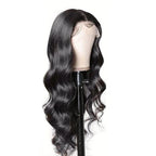 13x6 Lace Frontal Body Wave Human Hair Wigs With Natrual Color Pre Plucked 13x4 HD Transparent Lace Front Wig for Women